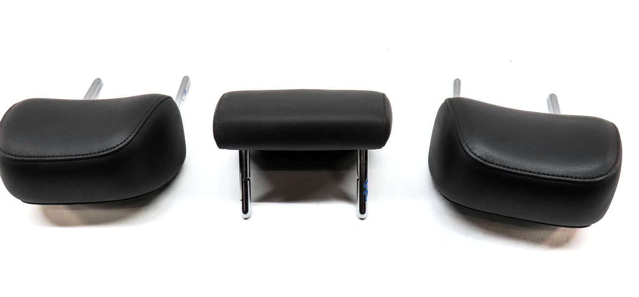 Thumbnail 4: 13-16 A4 S4 12-18 A6 S6 C7 B8 REAR LEFT RIGHT CENTER SEAT HEADREST SET/3 (Black)