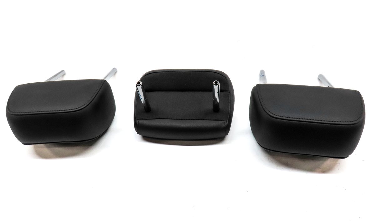 Thumbnail 5: 13-16 A4 S4 12-18 A6 S6 C7 B8 REAR LEFT RIGHT CENTER SEAT HEADREST SET/3 (Black)
