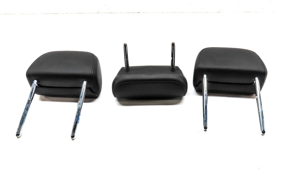 Thumbnail 6: 13-16 A4 S4 12-18 A6 S6 C7 B8 REAR LEFT RIGHT CENTER SEAT HEADREST SET/3 (Black)