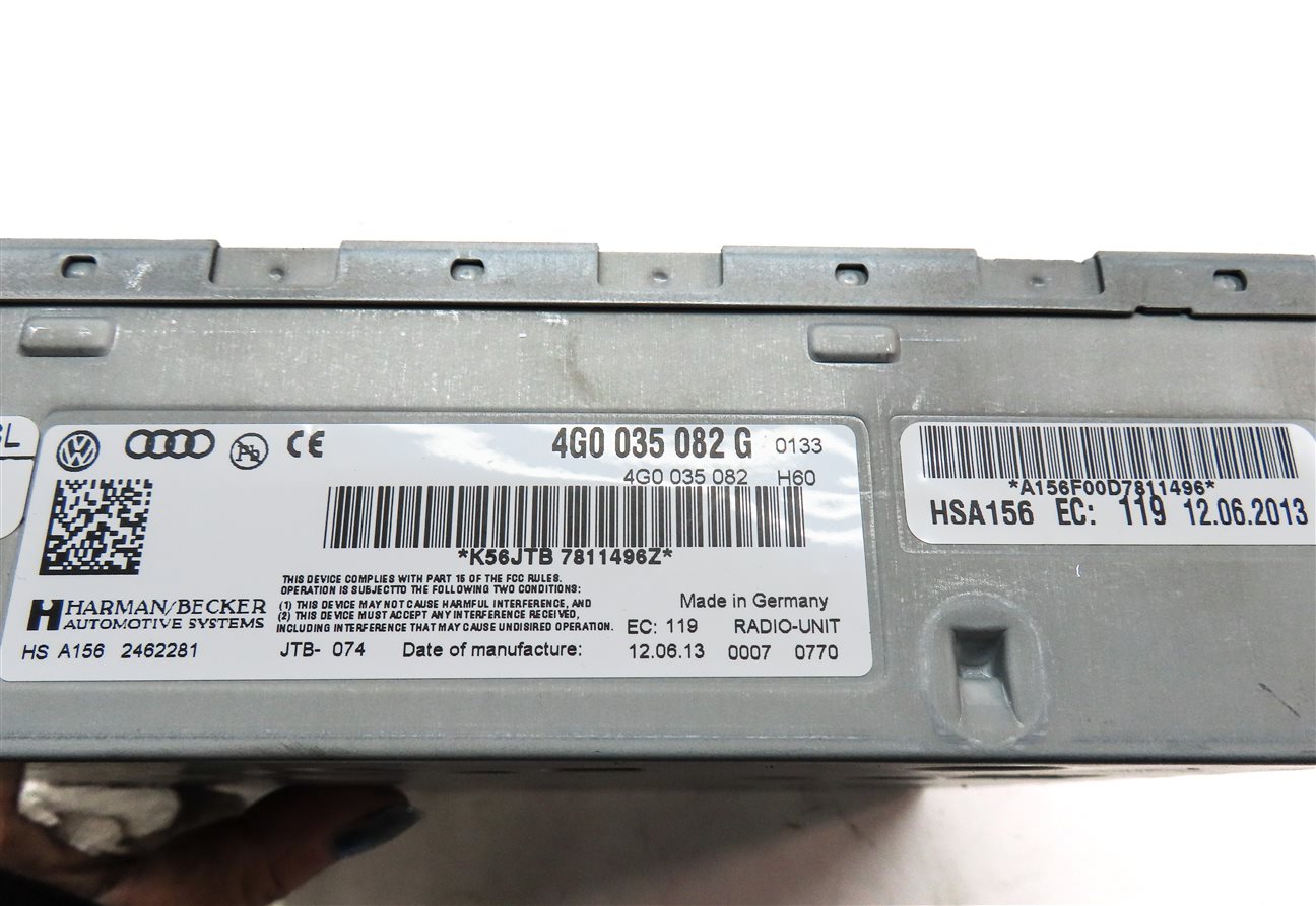 Thumbnail 5: 09-17 VW / AUDI A4 S6 Q3 Q5 Q7 RS5 S5 S6 TOUAREG RADIO RECEIVER CONTROL MODULE