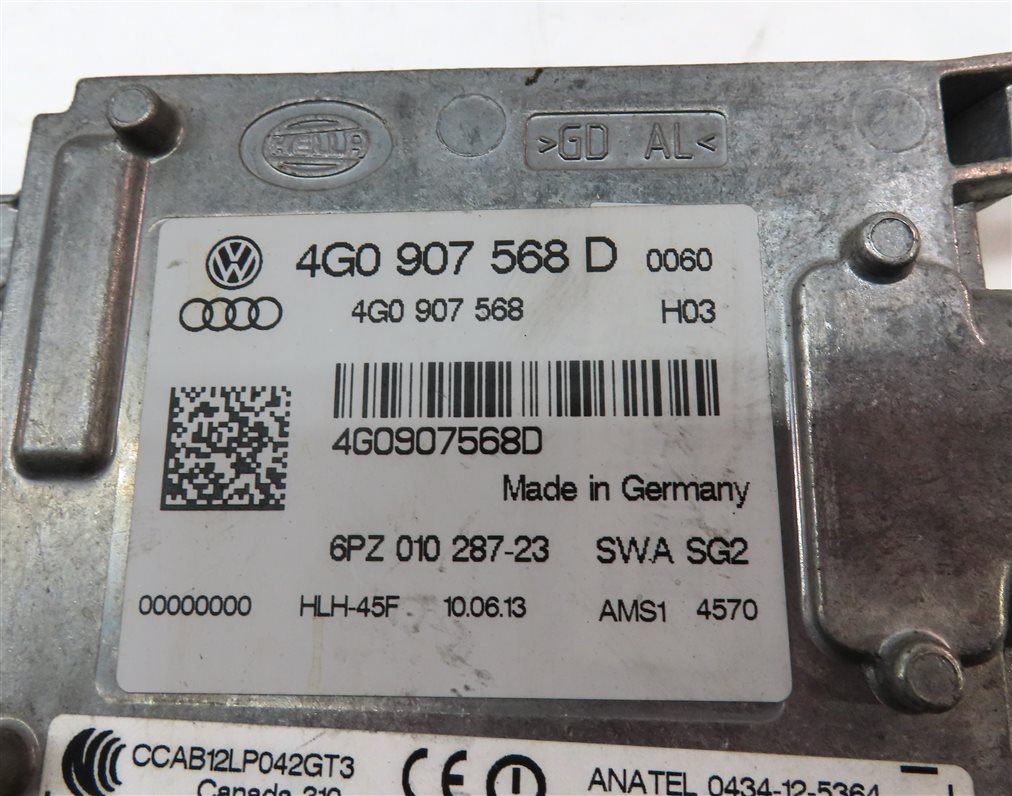 Thumbnail 4: 2012-2015 AUDI A6 S6 (C7) LEFT DRIVER REAR BLIND SPOT ALERT MODULE (SLAVE)