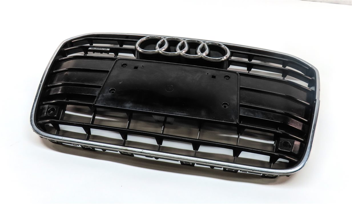 2012-2015 AUDI A6 (C7) FRONT CENTER HOOD GRILLE TRIM AIR VENT