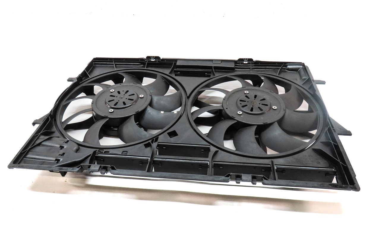 12-18 AUDI A6 A7 (C7) 3.0L SUPERCHARGED ENGINE RADIATOR COOLING FAN w/ SHROUD