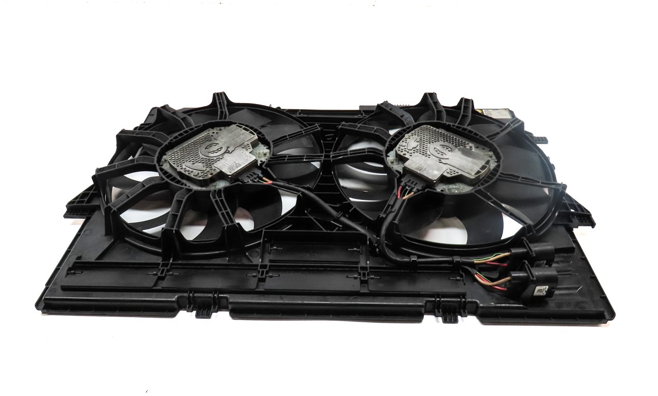 Thumbnail 5: 12-18 AUDI A6 A7 (C7) 3.0L SUPERCHARGED ENGINE RADIATOR COOLING FAN w/ SHROUD