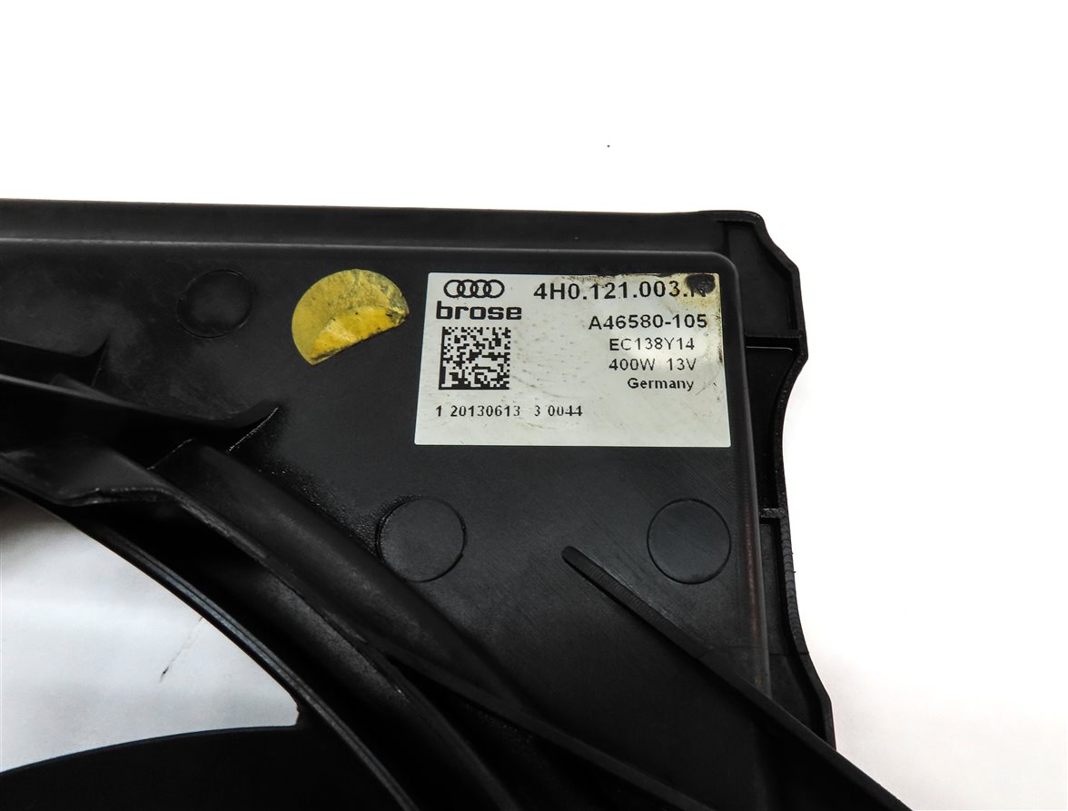 Thumbnail 9: 12-18 AUDI A6 A7 (C7) 3.0L SUPERCHARGED ENGINE RADIATOR COOLING FAN w/ SHROUD