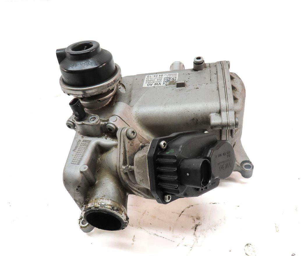 Thumbnail 2: 2014 AUDI A6 (C7 4G) 3.0L DIESEL (CPNB) ENGINE EGR COOLER w/ ACTUATOR