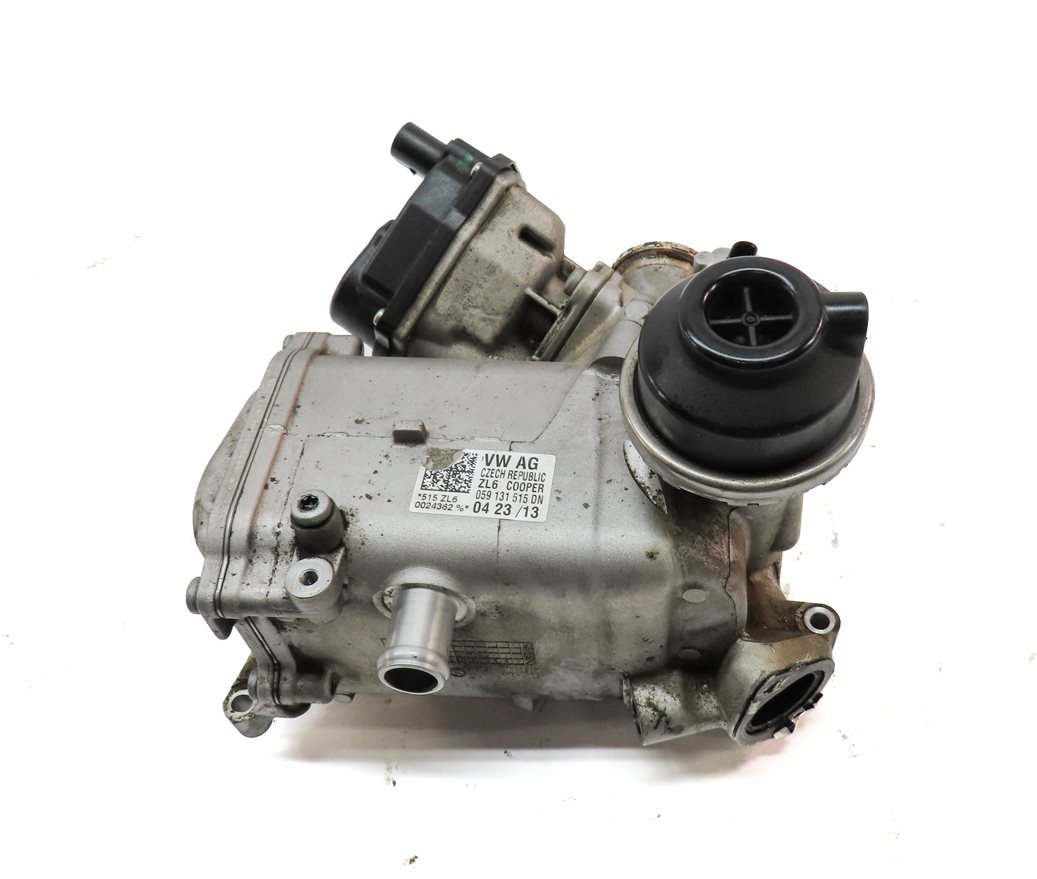 Thumbnail 5: 2014 AUDI A6 (C7 4G) 3.0L DIESEL (CPNB) ENGINE EGR COOLER w/ ACTUATOR