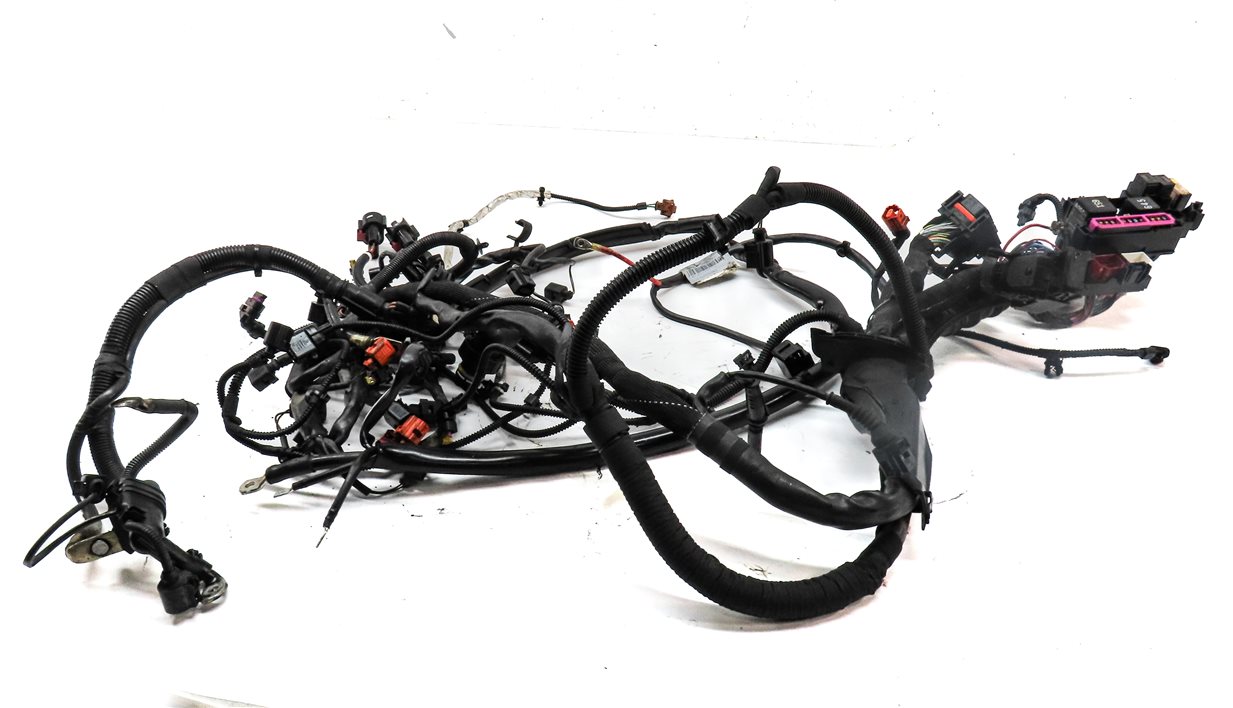 Thumbnail 2: 2014 AUDI A6 (C7 4G) 3.0L DIESEL (CPNB) ENGINE WIRE WIRING HARNESS