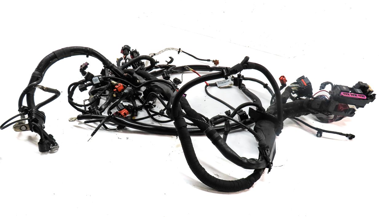 Thumbnail 3: 2014 AUDI A6 (C7 4G) 3.0L DIESEL (CPNB) ENGINE WIRE WIRING HARNESS