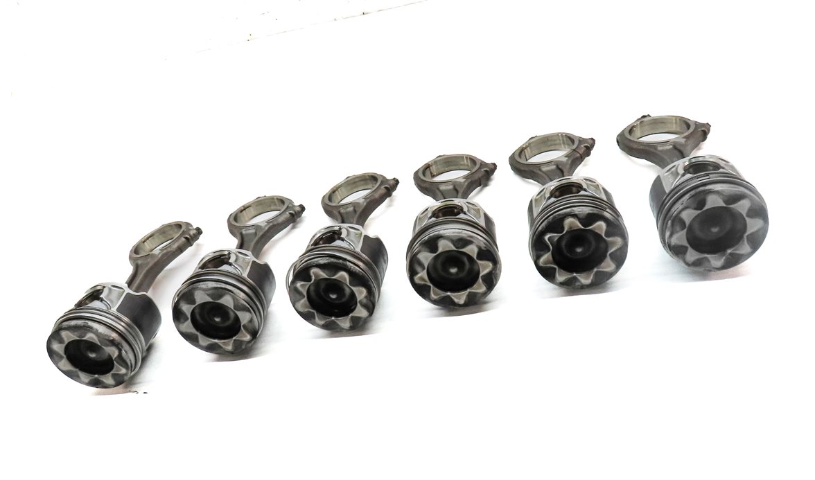 Thumbnail 4: 2014-2016 AUDI A6 A7 A8 Q5 Q7 VW TOUAREG B8 8R C7 3.0L DIESEL PISTON & ROD SET 6