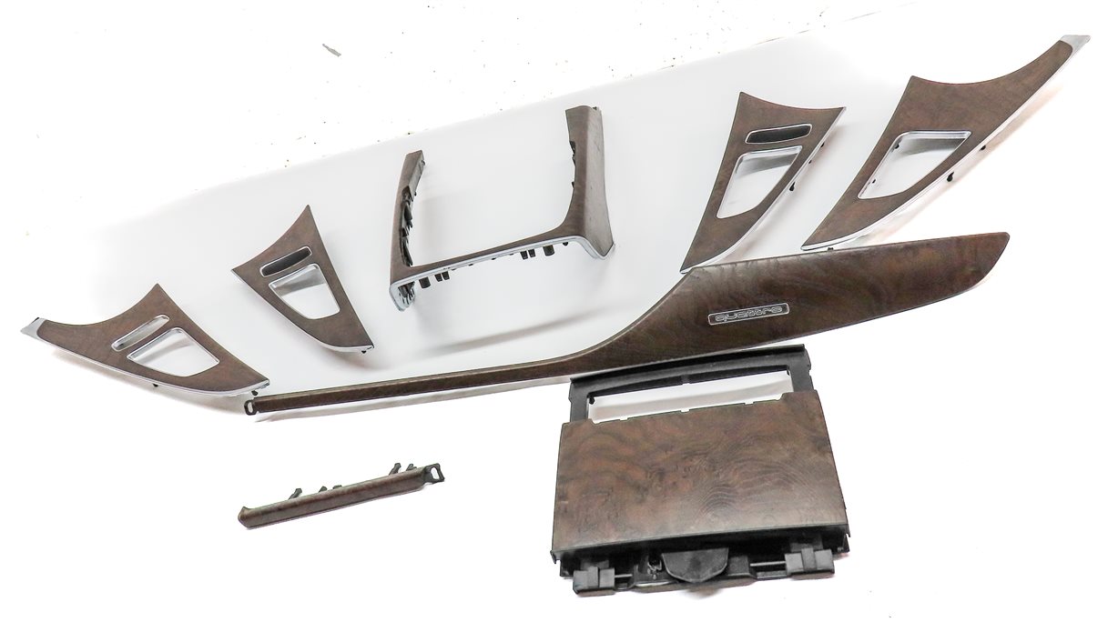 Thumbnail 3: 2014 AUDI A6 C7 4G FRONT REAR LEFT RIGHT DOOR DASH CONSOLE TRIM SET8 (ASH WOOD)