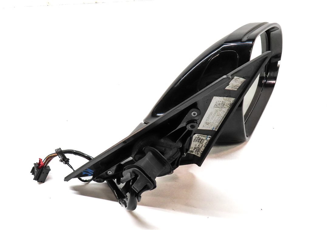 Thumbnail 5: AUDI 14-18 A6 (17 S6) RIGHT DOOR MIRROR PFOLD HEATED MEMORY AUTODIM (Black)