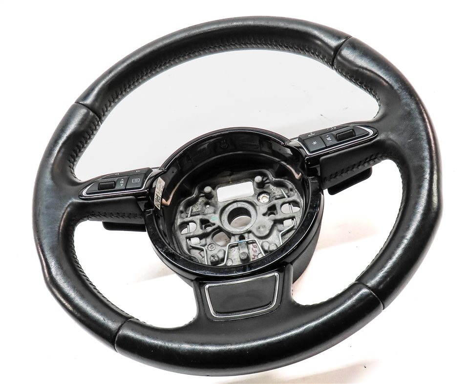 Thumbnail 3: 12-18 A6 A7 S6 S7 RS7 3 SPOKE TIPTRONIC STEERING WHEEL & PADDLE SHIFTERS (Black)