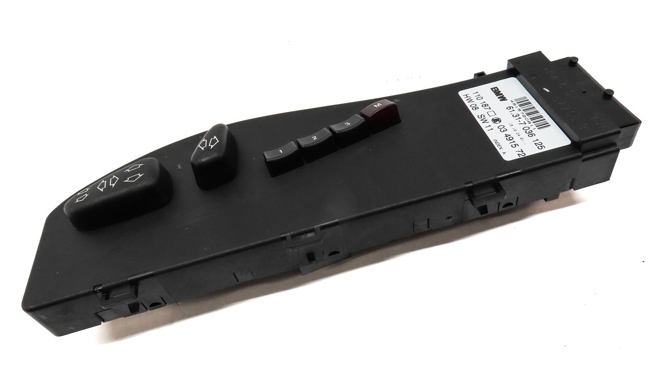 Thumbnail 3: 05 BMW Z4 CONVERTIBLE (E85) FRONT LEFT DRIVER MEMORY SEAT POSITION ADJUST SWITCH