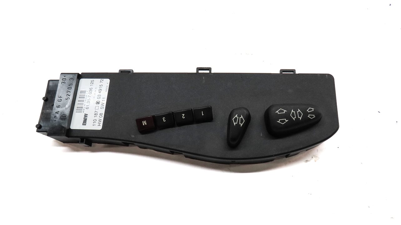 Thumbnail 4: 05 BMW Z4 CONVERTIBLE (E85) FRONT LEFT DRIVER MEMORY SEAT POSITION ADJUST SWITCH