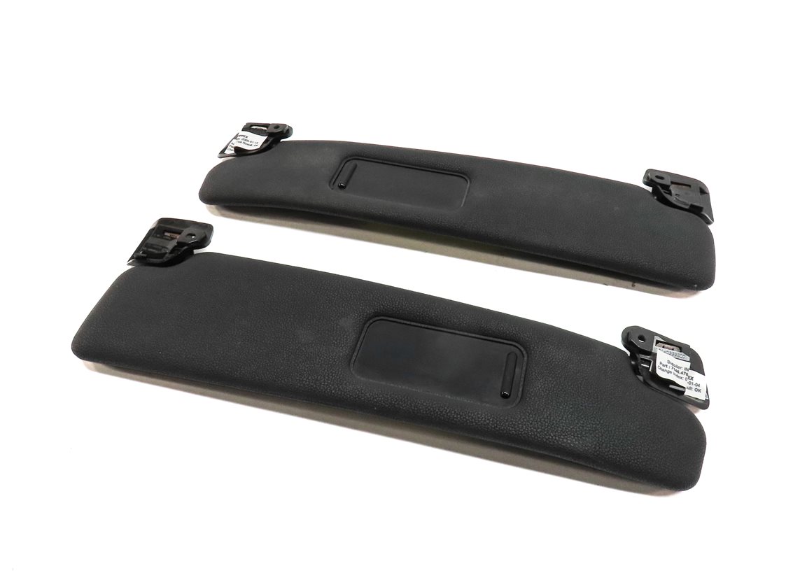 Thumbnail 1: 2003-2008 BMW Z4 (E85) FRONT LEFT & RIGHT SUN VISOR SUNVISOR SET (Black)