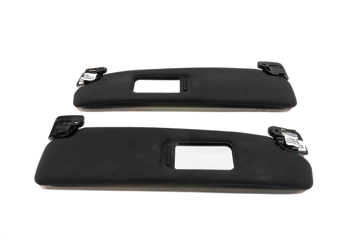 Thumbnail 4: 2003-2008 BMW Z4 (E85) FRONT LEFT & RIGHT SUN VISOR SUNVISOR SET (Black)