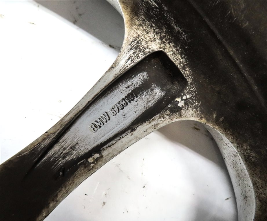 Thumbnail 10: 2003-2008 BMW Z4 (E85) 17x8 ALUMINUM ALLOY 10-SPOKE TURBINE WHEEL RIM 