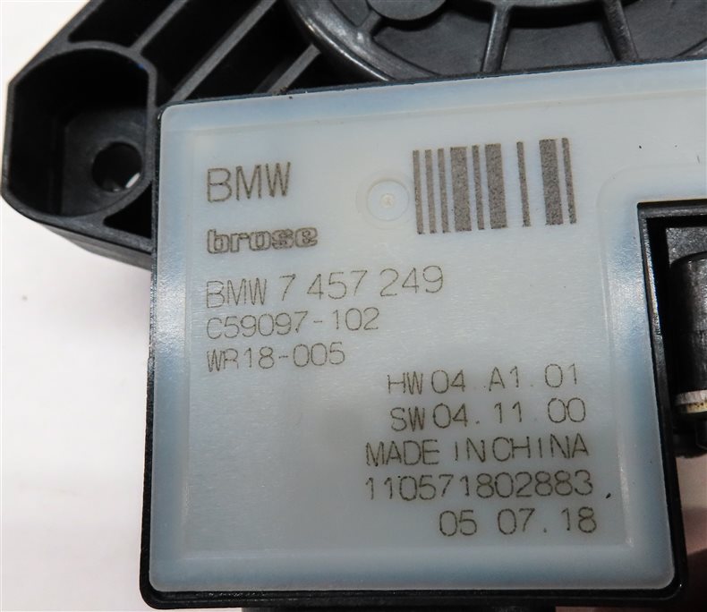 Thumbnail 6: 2018-2021 BMW X3 (G01) FRONT RIGHT PASSENGER DOOR WINDOW MOTOR