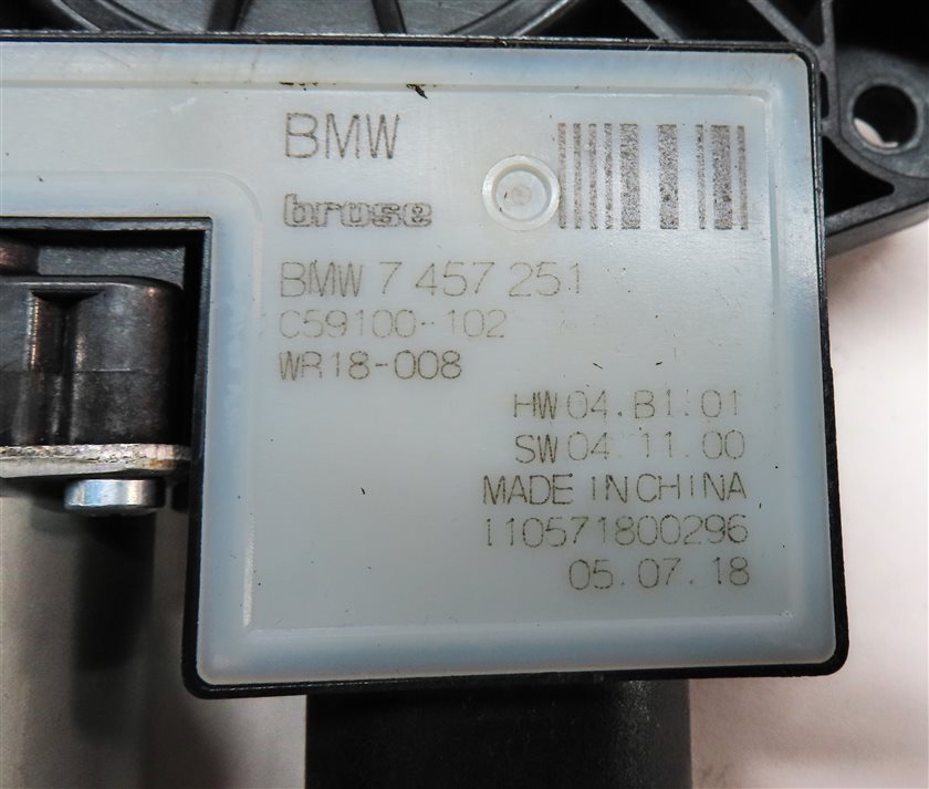 Thumbnail 6: 2016-2023 BMW 5 7 X3 X4 SERIES (G01 G02 G11 G30) REAR LEFT DOOR WINDOW MOTOR