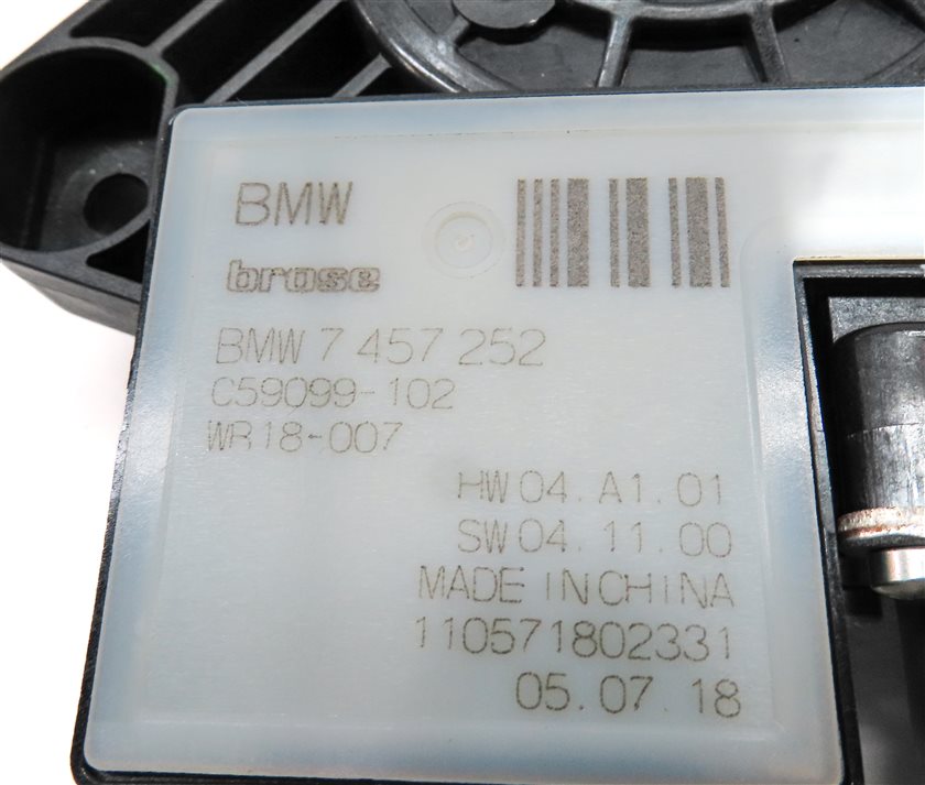 Thumbnail 4: 2016-2023 BMW 5 7 X3 X4 SERIES (G01 G02 G11 G30) REAR RIGHT DOOR WINDOW MOTOR