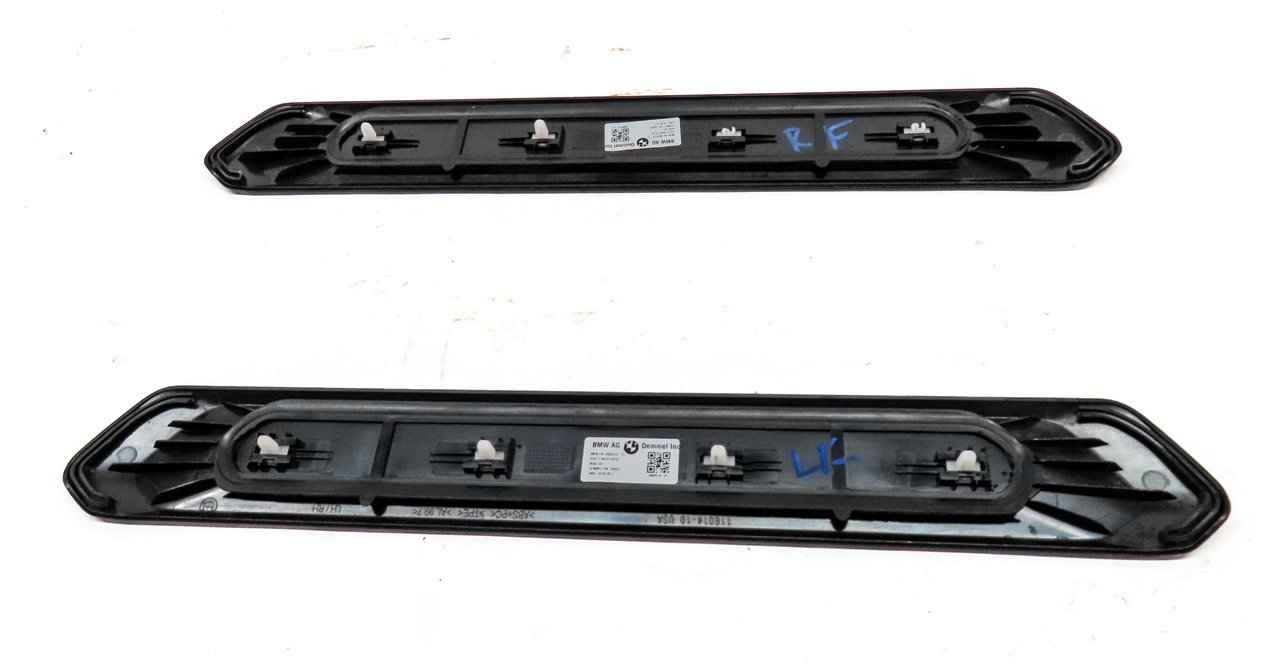 Thumbnail 4: 2019 BMW X3 (G01) FRONT LEFT & RIGHT DOOR SILL SCUFF PLATE ///M TRIM SET 2