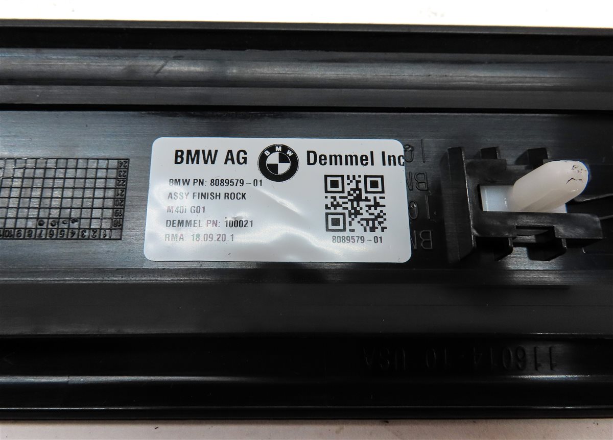 Thumbnail 5: 2019 BMW X3 (G01) FRONT LEFT & RIGHT DOOR SILL SCUFF PLATE ///M TRIM SET 2