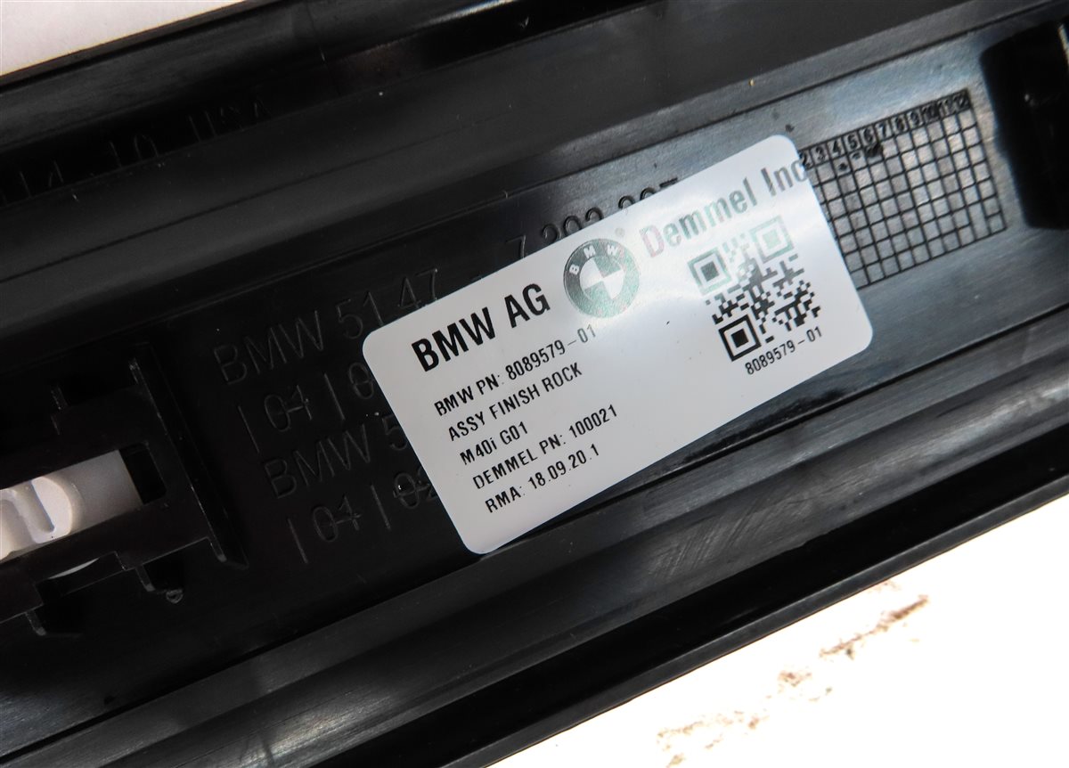Thumbnail 6: 2019 BMW X3 (G01) FRONT LEFT & RIGHT DOOR SILL SCUFF PLATE ///M TRIM SET 2