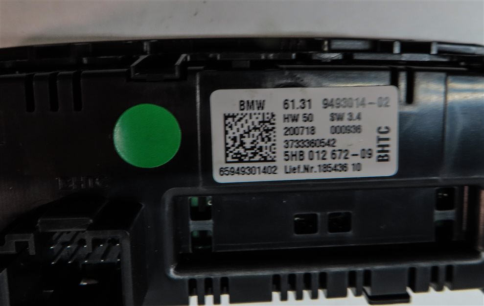 Thumbnail 6: 18-21 BMW X3 X4 X4M (F98 G01 G02) REAR CONSOLE A/C HEATER CLIMATE CONTROL & VENT