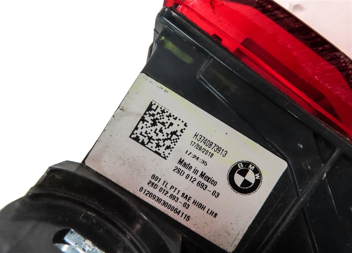 Thumbnail 5: 18-21 BMW X3 (G01) REAR LEFT DRIVER OUTER TAILLIGHT (FOR w/ ADAPTIVE HEADLIGHTS)