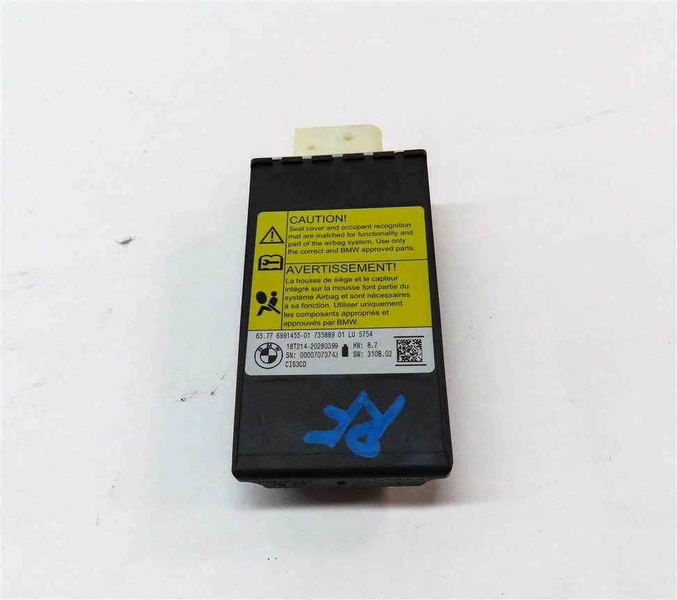 Thumbnail 2: 2019 BMW X3 (G01) FRONT RIGHT PASSENGER SEAT OCCUPANCY SENSOR MODULE