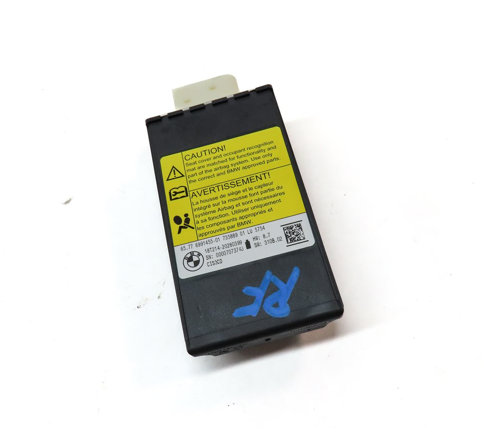 Thumbnail 3: 2019 BMW X3 (G01) FRONT RIGHT PASSENGER SEAT OCCUPANCY SENSOR MODULE