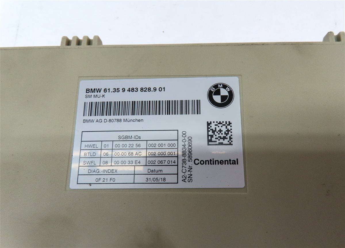 Thumbnail 5: 16-23 BMW 5 M5 7 X3 X4 X5 X7 FRONT LEFT DRIVER HEATED COOLED SEAT CONTROL MODULE