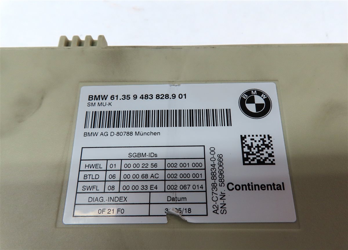 Thumbnail 5: 16-23 BMW 5 M5 7 X3 X4 X5 X7 G01 FRONT RIGHT HEATED COOLED SEAT CONTROL MODULE