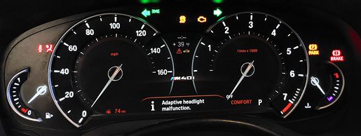 Thumbnail 2: 2017-2020 BMW 5 6GT X3 (F06 G01 G30) SPEEDOMETER INSTRUMENT CLUSTER (MPH)