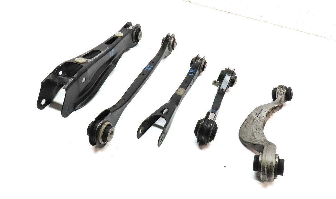 Thumbnail 1: 2018-2023 BMW X3 X4 X4M (F98 G01 G02) REAR LEFT DRIVER SIDE CONTROL ARM SET 5