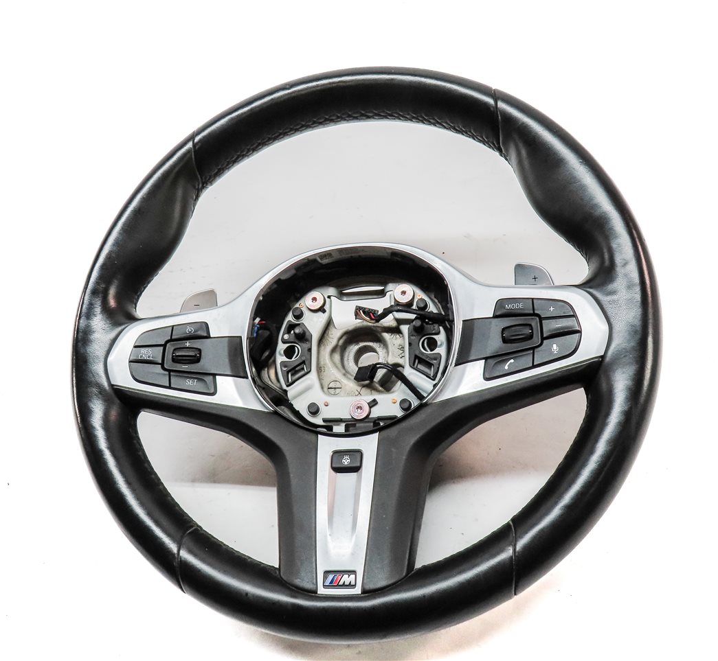 Thumbnail 2: 2018-2023 BMW X3 X4 (G01 G02) 3 SPOKE ///M SPOKE HEATED STEERING WHEEL (BLACK)
