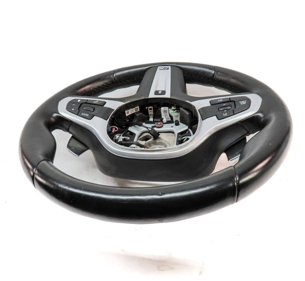 Thumbnail 4: 2018-2023 BMW X3 X4 (G01 G02) 3 SPOKE ///M SPOKE HEATED STEERING WHEEL (BLACK)
