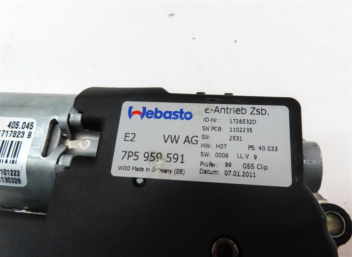 Thumbnail 4: 2012-2018 AUDI A6 A7 S6 S7 (C7 4G8) SUNROOF SUN ROOF WINDOW MOTOR