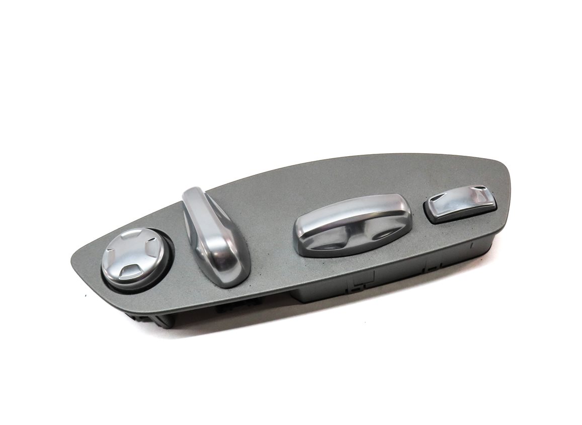 Thumbnail 3: 2011 PORSCHE CAYENNE (958) FRONT RIGHT PASSENGER SEAT ADJUST SWITCH (SILVER)