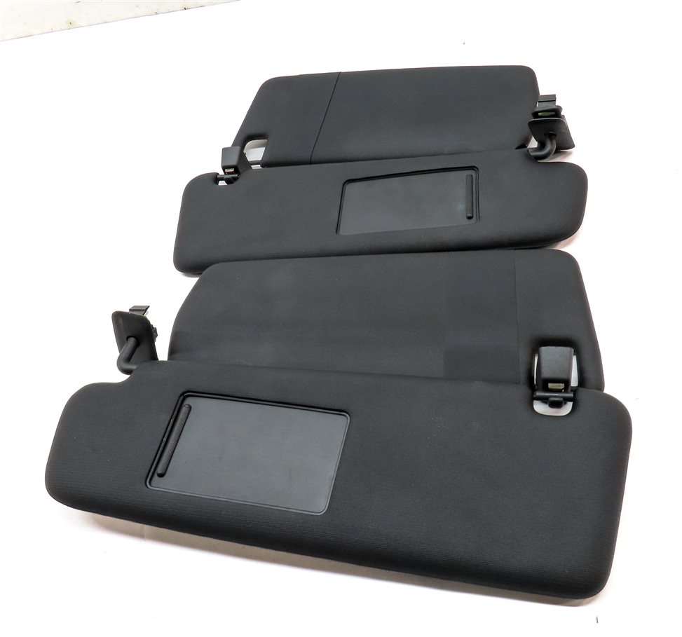Thumbnail 2: 2011-2014 PORSCHE CAYENNE (958) FRONT LEFT & RIGHT SUNVISOR SHADE SET 2 (Black)