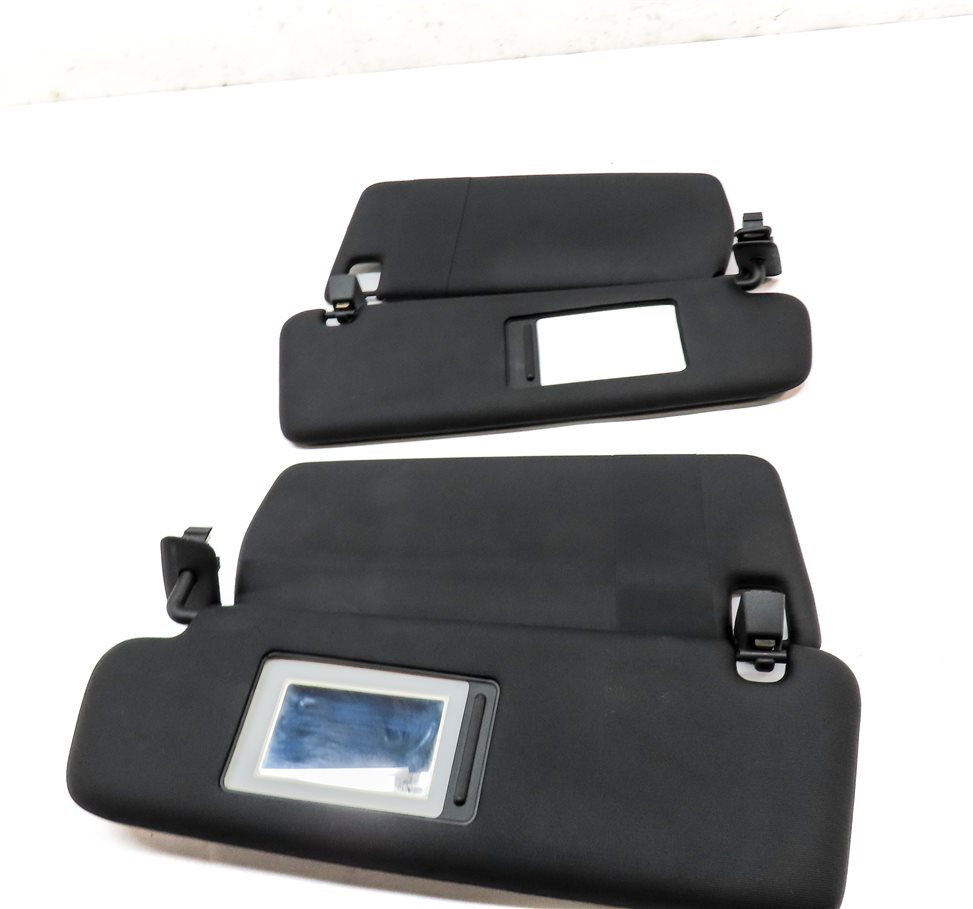 Thumbnail 4: 2011-2014 PORSCHE CAYENNE (958) FRONT LEFT & RIGHT SUNVISOR SHADE SET 2 (Black)