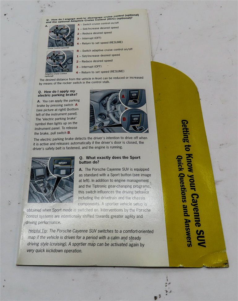 Thumbnail 5: 2011 PORSCHE CAYENNE (958) OWNERS MANUAL BOOKLET BOOK SET 14 w/ CARRYING CASE
