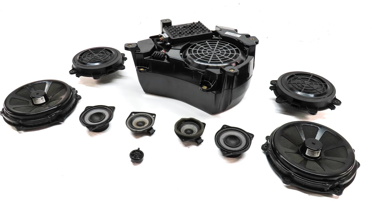 2011 PORSCHE CAYENNE 958 FRONT REAR WOOFER MIDRANGE TWEETER BOSE SPEAKER SET 10