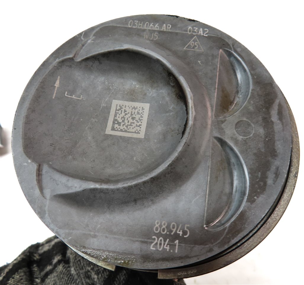 Thumbnail 5: 11-18 PORSCHE CAYENNE (958) 3.6L M55 VR6 ENGINE PISTON w/ CONNECTING ROD SET 6