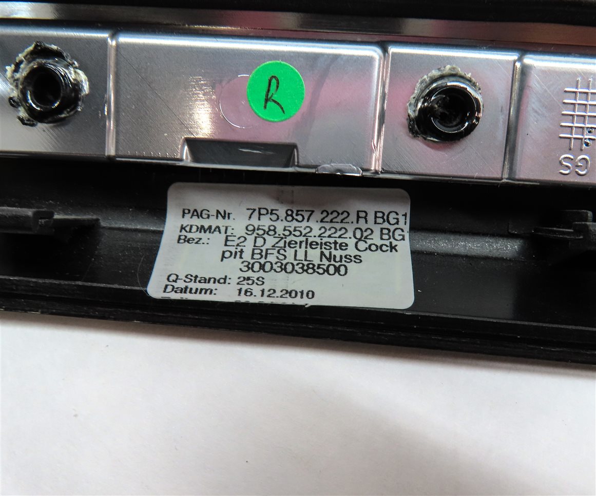 Thumbnail 8: 2011 PORSCHE CAYENNE (958) FRONT REAR DOOR DASH CONSOLE TRIM SET 8 (Walnut)