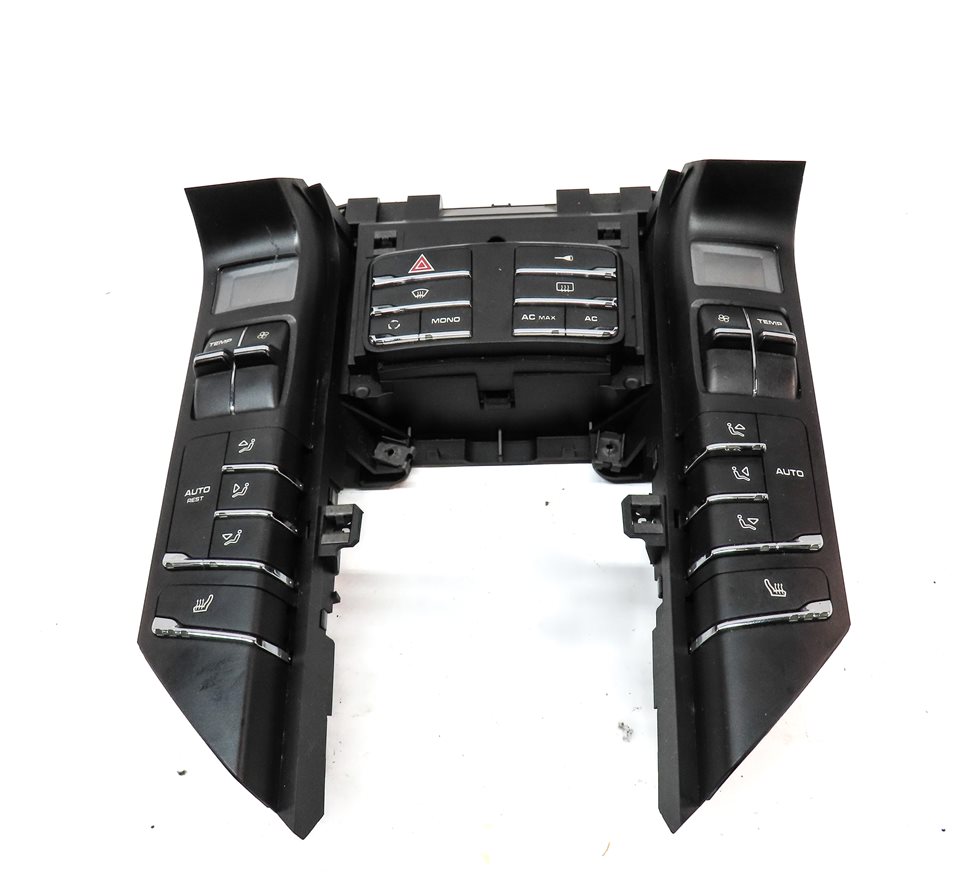 Thumbnail 2: 2011 PORSCHE CAYENNE (958) FRONT CENTER CONSOLE A/C HEATER CLIMATE CONTROL PANEL