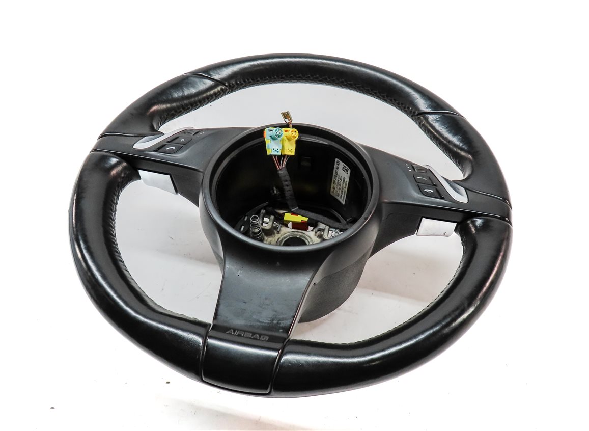 2011-2016 PORSCHE CAYENNE PANAMERA (958 970 G1) HEATED STEERING WHEEL (Black)