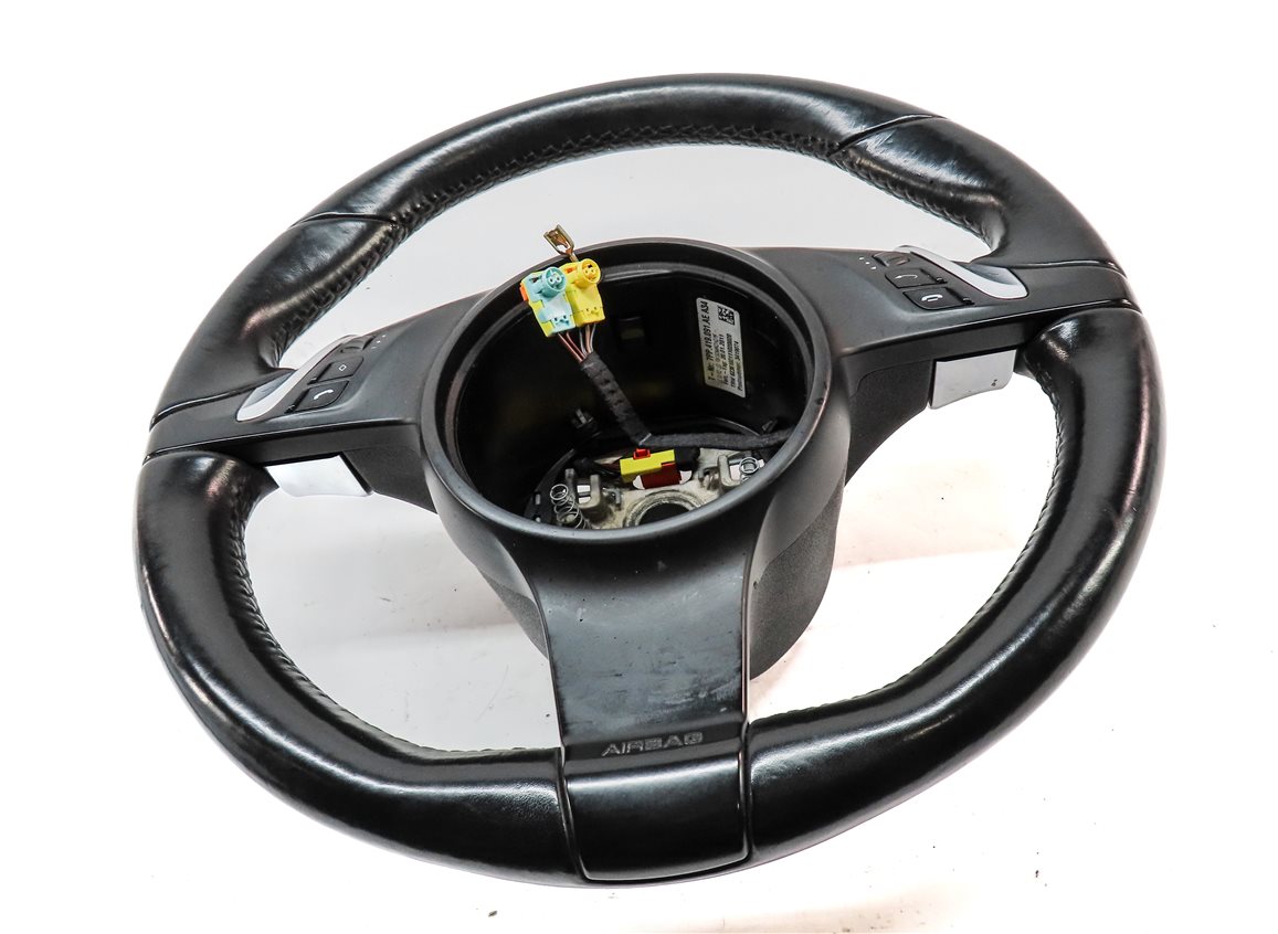 Thumbnail 3: 2011-2016 PORSCHE CAYENNE PANAMERA (958 970 G1) HEATED STEERING WHEEL (Black)