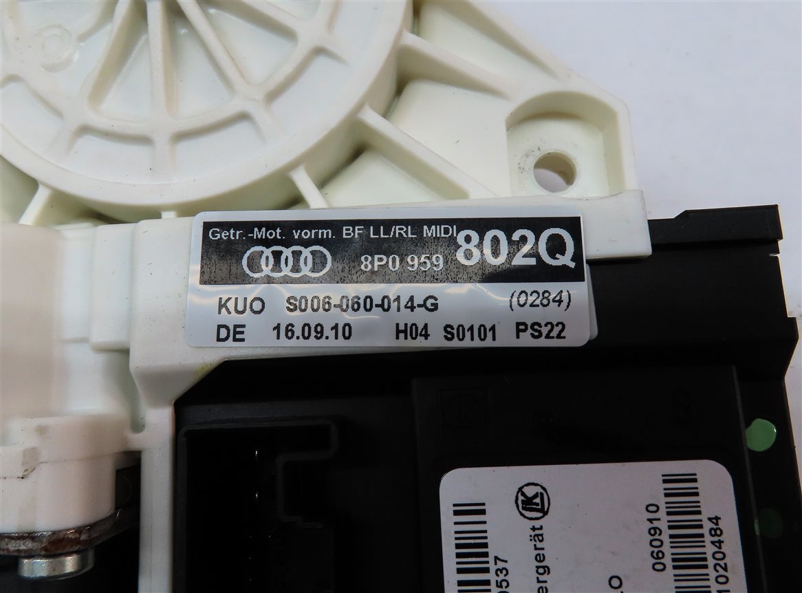 Thumbnail 6: 2006-2013 AUDI A3 (8P) RIGHT FRONT PASSENGER DOOR POWER WINDOW MOTOR